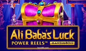 Imagem do jogo Ali Baba's Luck Power Reels™ em leon89